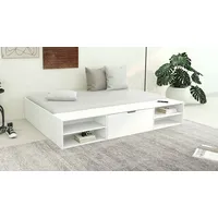 Home Affaire Stauraumbett »Cavan, Jugendbett, Podestbett, Futonbett, Made in
