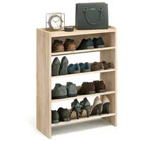 Komto Schuhregal Schmal - Schuhablage Flur mit 4 Ebenen