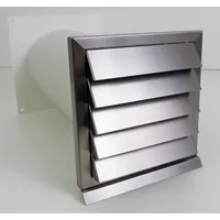 VentilationNord Mauerkasten Ø150 mit zwei Rückstauklappen | Energiespar Ab-