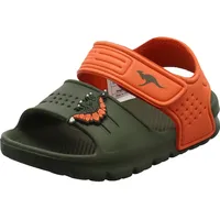KangaROOS Jungen Kangaswim Ii Sandale, Military Green Flame, 29