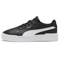 Puma Damen Carina 3.0 Sneaker, Black White Gold, 39