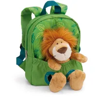 NICI Rucksack mit Plüschtier 21x26cm Löwe 25cm - Multicolor
