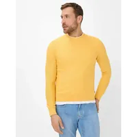 Brax Herren, Pullover Style RICK", yellow, gelb, Gr. L