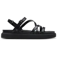 CLARKS Aristella Rose, Sandalia Mujer, Black Leather, 38 EU