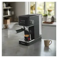 KeMar Kitchenware Espressomaschine KEM-117, Edelstahlsiebfilter, Touch Display, 20 Bar,