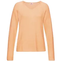 Buffalo V-Ausschnitt-Pullover Damen pfirsich meliert Gr.32/34