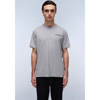 Napapijri Kurzarmshirt S-SOVANA SS Mit Rundhalsausschnitt grau M (50)