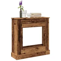 VidaXL Kaminumrandung Altholz-Optik 90x30x90 cm Holzwerkstoff Vidaxl