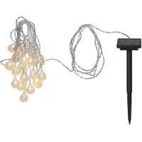 Star Trading LED Solar Lichterkette Globini 4,75 m Transparent