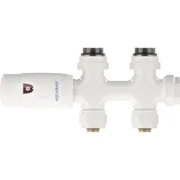 Aquabad® Multiblock Heizkörperthermostat, Weiß, Durchgangsform - Weiß