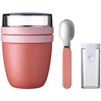 Mepal Ellipse Lunchpot + Faltbarer Löffel Vivid Mauve