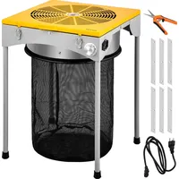 Vevor Erntemaschine Trimmer 457,2 mm Rostfreier Stahl Blattschneider Erntemaschine