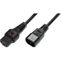 EFB EK601SW.2 Kaltgeräteverlängerung C14 180° - C13 180° IEC