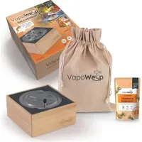 Vapowesp Räucherbox mit Orange/Rosemary Pulver (Schutz gegen Wespen