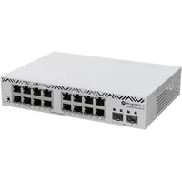 MicroTik Css318-16g-2s+in 16xgbe 2xsfp+ Switch - Black