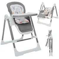 BABY VIVO 3in1 Kinderhochstuhl Babywippe höhenverstellbar für Kinder -