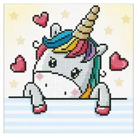 Needle art world Diamond Painting Einhornbaby Bastelset