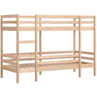 VidaXL Etagenbett ohne Matratze 90x200 cm Massivholz Kiefer