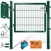 Kesser KESSER® Gartentor Premium Gartentür aus Metall verzinktem Stahl,