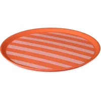 Koziol 4er Set Koziol Speiseteller Nora Stripes Ø 25,5