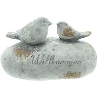 Frank Flechtwaren Dekostein Willkommen, FF-779083