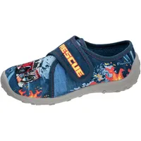 Fischer Markenschuh Hausschuh Blau 29