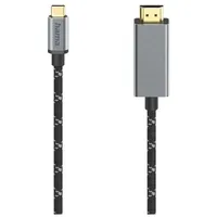 Hama Video-Kabel USB-C-Stecker - Ultra-HD 8K@60Hz, Aluminium, 1,50 m