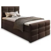 Masseno Boxbett mit Bettkasten ¦ braun ¦ Maße (cm):