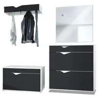 Vladon Kolmio Garderobenset 190 x 185 x 33 cm