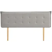 Idimex Kopfteil ZELOX 160x190 cm Grau