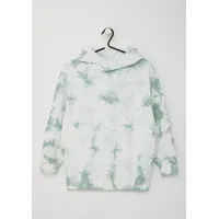S.Oliver Junior Kapuzensweatshirt, mit All-Over Print, grün