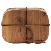 NICOLAS VAHÉ Schneidebrett, Braun, Holz, 13x18.5 cm,