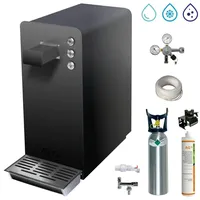 Bietal® Tafelwasserzapfanlage Sprudelwassergerät BieTal® BT-15 SET schwarz mit Filter