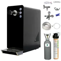 BieTal Wassersprudler schwarz mit Filter