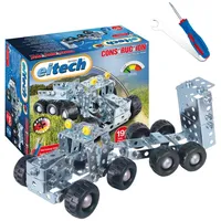 EITECH 00260 Metallbaukasten - Traktor mit Anhänger, Konstruktionsspielzeug für