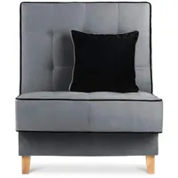 Konsimo Schlafsessel Dozer Velours 80 x 94 x 93