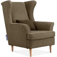 Konsimo Ohrensessel Stralis Webstoff 82 x 108 x 80