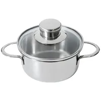 RIESS Kelomat Mini Bratentopf mit Glasdeckel Ø12cm 0,6 Liter