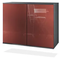 Vladon Kommode, Bordeaux, Holzwerkstoff, 92.5x73.5x35 cm, Wohnzimmer, Kommoden &