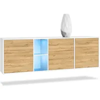 Vladon Sideboard Cuba (Kommode, mit 3 Türen und 2