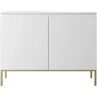 Selsey Sideboard, Weiß, 100x77x35 cm, Wohnzimmer, Kommoden & Sideboards,