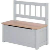 Roba Kindertruhenbank, »Woody« - 56x28x53cm - grau - Holz