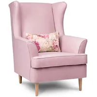 Konsimo Ohrensessel Stralis Webstoff 82 x 108 x 80