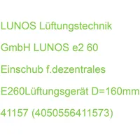 LUNOS e2 60 Einschub für dezentrales E260 (41157)