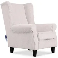 Konsimo Ohrensessel Miles Beige 82 x 105 x 97