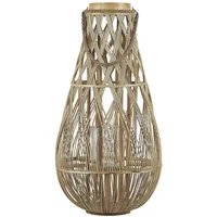 Beliani Laterne Holz 39 x 77 x 39 cm