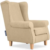 Konsimo Ohrensessel Miles Webstoff 82 x 105 x 97