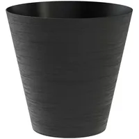 Teraplast Pflanzgefäße HOOP rund Black schwarz 20 cm -