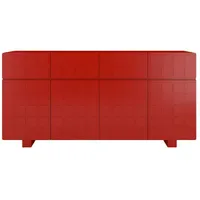 Möbel Kraft Sideboard rot ¦ Maße (cm): B: 168,9