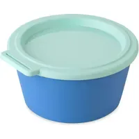 Koziol Nora Box rund blau/grün 0,7 l